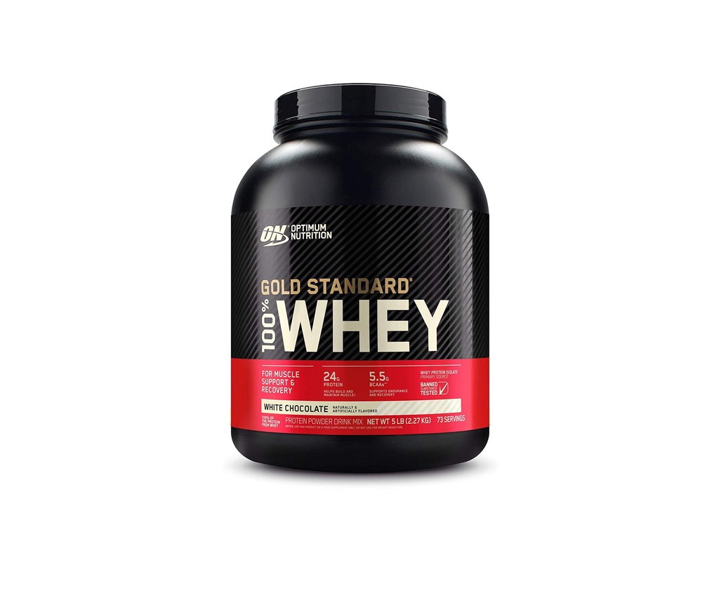 Optimale voeding Goudstandaard 100% Wei Witte Chocolade -- 5 lbs