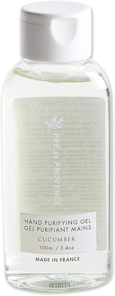 Pre de Provence Advanced Alcohol Based Hand Sanitizer Gel Moisturizes & Softens Handen, 3.4 Fluid Ounces, Komkommer