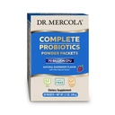 Dr. Mercola Complete Probiotica Powder Packets, 30 porties (30 pakjes), 70 miljard CFU, Natuurlijke Raspberry Smaak, Dieetsupplement, Digestieve & Immune Support, Non-GMO