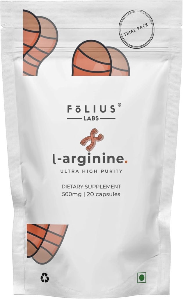L-Arginine 1000 mg supplement voor mannen en vrouwen - Ondersteunt de productie van stikstofoxide - Ondersteunt bloedcirculatie - pre-workout Aminozuur supplement (10 dagen proefpakket)