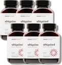 SMARTERNUTRITION Ubichinol 100mg + Natural Plant Based Complete Omega 3 6 9 - Klinisch bestudeerde Ahiflower® Oil - Ultra Absorptie CoQ10 voor Hartondersteuning - Non-GMO - 360 Softgels[180-Day Supply]