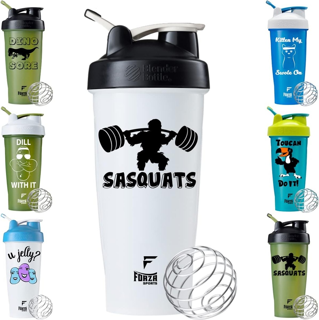 Forza Sport Blender Bottle x Classic 28 oz. Shaker - Sasquats - Black