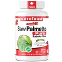 Nutridom Saw Palmetto 500mg, Non-GMO, Veganistisch, Glutenvrij, Sojavrij en Zuivelvrij (120 Tel.)
