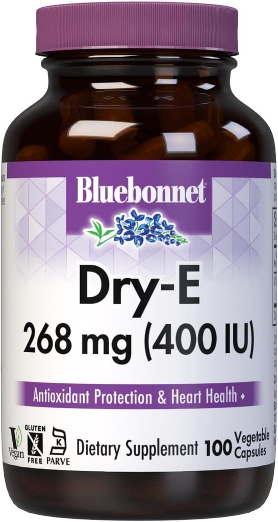 BlueBonnet Dry E-400 IE plantaardige capsules, 100
