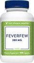 De vitamine Shoppe Feverfew 380MG, een traditionele kruiden, eenmaal daags (100 capsules)