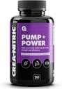 Winsten in Bulk Crea-Nitric, Creatine Nitraat Pre-workout Supplement, Nitric Oxide Ondersteuning, Glutenvrij, bevordert spierkracht, pomp en non-stim energie, supplementen voor mannen en vrouwen, 90 capsules