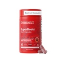 HumanN SuperBeets Beet Root Capsules Quick Release 1000mg, helpt ondersteuning Nitrik Oxidatie Productie, Bloeddruk, Hart Gezondheid, Bevat Non-GMO Beetwortelpoeder, Studied Antioxidanten 90 Tellen