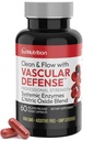 Nattokinasesupplement Nitric Oxide Capsules Beetwortelextract Hoge Potentie Lumbrokinase & Bromelaine Systemische Enzymen Nitric Oxide Blend Clean & Flow Bloedvatverdediging 60 Caps 30 porties