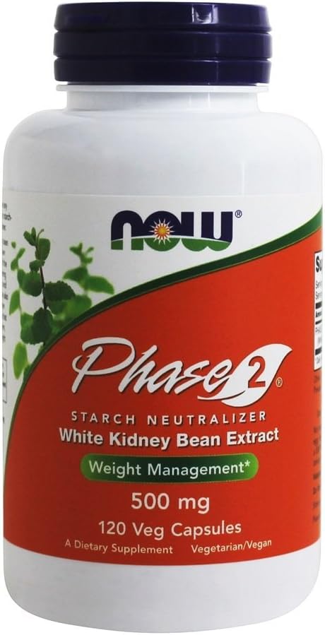 Nu Foods, fase 2 Zetmeel Neutralizer, 500 mg, 120 Veg Capsules