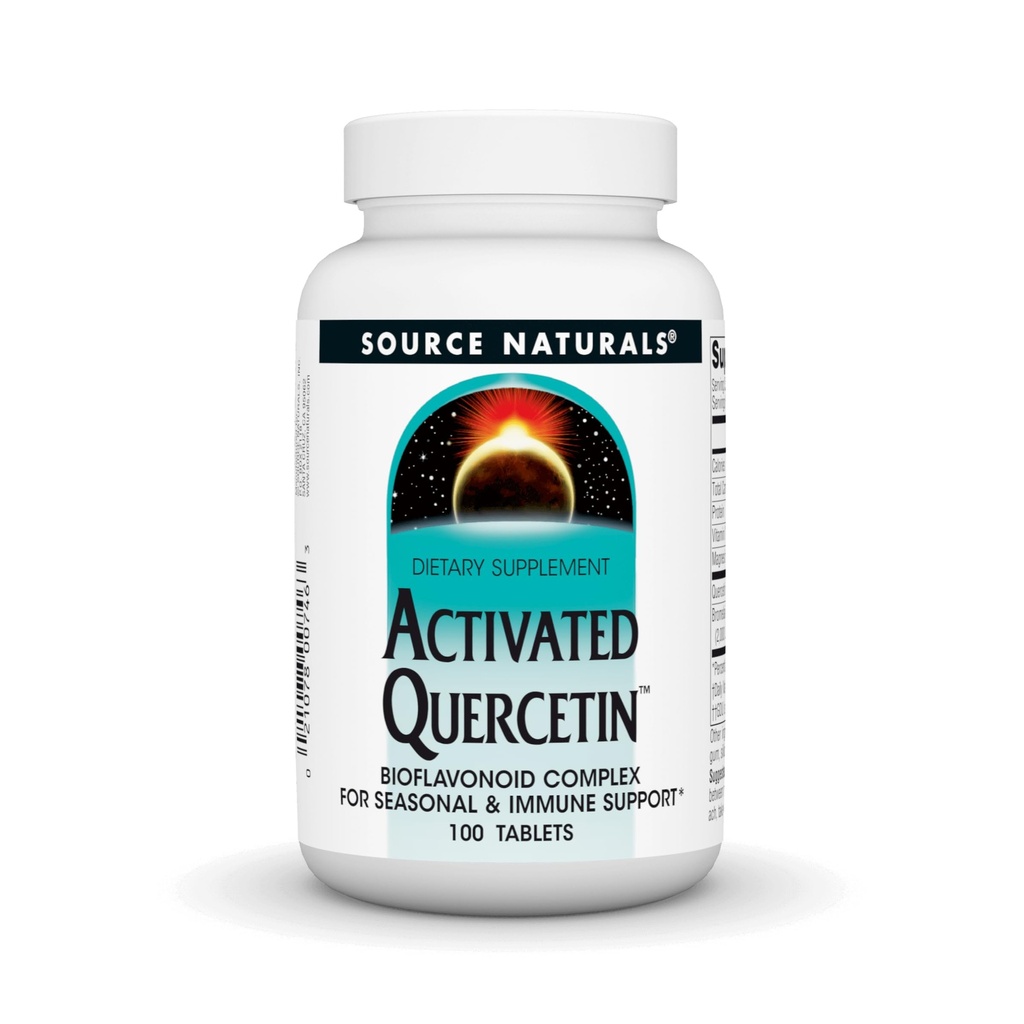 Bron Natuurlijken geactiveerde quercetine - Plant-ontaarde Bioflavonoïde Complex - Seizoengebonden en Immune Defense - 100 Vegetarische Vriendelijke Tafels