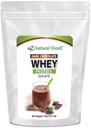 Z Natural Foods Dark Chocolate Whey Protein Isolate, Natural Protein Powder with Zero Sugar, Verrijkt met vitale eiwitten voor energie Boost en gewichtsverlies, Glutenvrij, Non-GMO, 5 lbs
