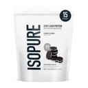Isopure Zero Carb 100% Pure Wei Isolaat Proteïne Poeder, Lactosevrij, Glutenvrij, Met Vitaminen, Cookies & Crème, 25g Proteïne Per Serving, 1 Lb, 15 Servers (Verpakking mei Vary)