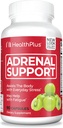 Health Plus Adrenal Cleanse Ashwagandha Capsules voor adrenal functie en antioxidant ondersteuning en stress verlichting, 90 capsules
