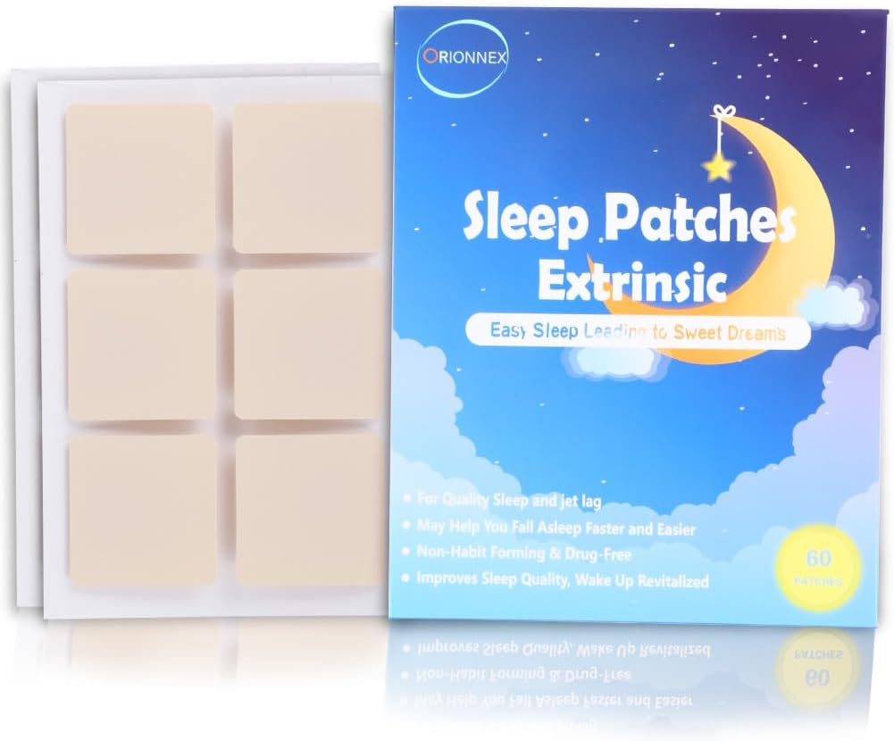 Diepe slaap Patches Extra sterkte, 60 Pack upgraded Alle natuurlijke Stickers, voor Yoga Ontspanning Meditatie, gemakkelijk te gebruiken laatste alle nacht