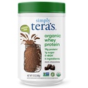 Gewoon tera's biologische Wei Proteïne Poeder - Gras Fed Wei Proteïne Poeder zonder kunstmatige Zoetstoffen, Schoon, Non-GMO, Glutenvrije - Donkere Chocolade, 12 Oz