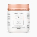 JSHealth Vitamins Vitality X + Collageen - Beauty Powder Supplement with Aloë Vera Silica and Vitamins C & E to Nurish Hair Skin and Nails (180g)