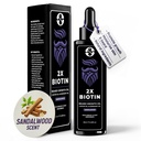 Biotineconcentratie Baard Thickener & Softener - 2oz met Castor Oil, Rosemary Oil en vitamines - Sandalwood geur voor mannen