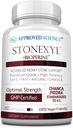 Approved Science Stonexyl - Herbal Support for Kidney Stones - 60 Capsules - Chanca Piedra - High Absorption -1 Month Supply - Vegan