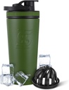 Ice Shaker geïsoleerd roestvrij staal Shaker Bottle 