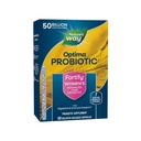 Nature's Way Fortify Optima Women's Probiotics, 50 Miljard Live Cultures, 7 Strains, Ondersteunt Digestieve en Immune Health*, 30 Capsules (Verpakking mei Vary)