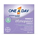 One A Day Vrouwen Menopauze Multivitamine met Vitamine A, Vitamine C, Vitamine D, Vitamine E en Zink voor Immune Health Support, Bot gezondheid, 50 Tellen