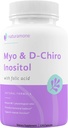 Myo-Inositol & D-Chiro Inositol Blend with 100% of Daily Folate - 40:1 Fysiologische ratio - Polycysteus Ovariumsyndroom (PCOS), Hormonale Balance en Ovariaanse Ondersteuning 120 Capsules