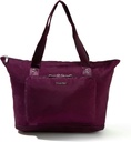Baggallini Carryall Uitbreidbaar Lichtgewicht Reizen Tote 22" Verpakbare Vouwbare Compacte Nylon Wasbare Weekender w/Luggage Mouw