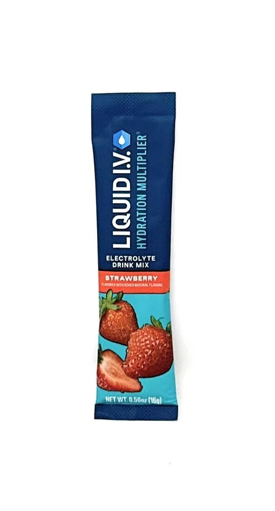 Vloeistof I.V. Hydration Multiplier, 30 Stick Packs, Aardbei (2 Pack)