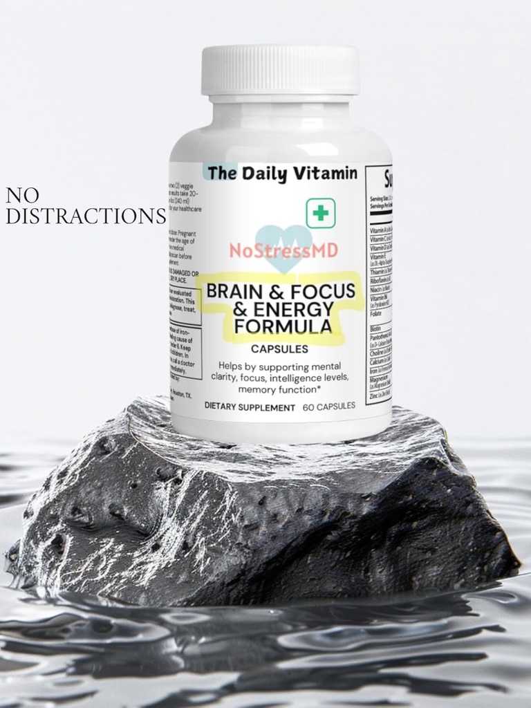 Chakra Wealth Brain and Focus Chakra Brain & Focus Supplements – Maximize Productivity & Minimize Distraction (60 Capsules)