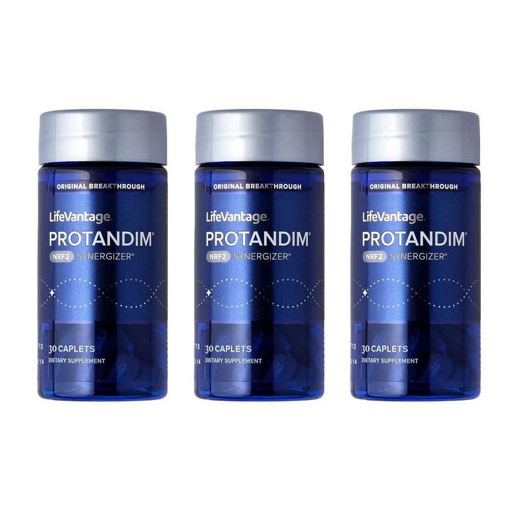 Protandim Nrf2 Synergizer 90 Caps (3 flessen) Nrf2 Activator, Gezonde Veroudering Supplement, Antioxidanten Vecht Oxidatieve Stress, 5 Herb Blend, Ondersteunt Cellular Health, Ashwagandha, Kurkuma, Melkdistel