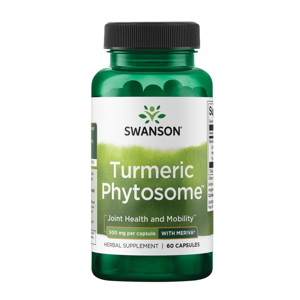 Swanson Kurkuma Phytosome met Meriva 500 Milligram 60 Capsules