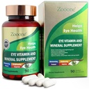zooon Luteïne en Zeaxanthine Oogvitaminen, Oog Vitamine en Mineraal Supplement met Vitamine C E Zink Koper, Vision Ondersteuning voor Macula Degeneratie, Ooggezondheid Pillen voor Volwassenen & Senioren, 90 Capsules