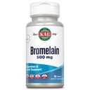 KAL Bromelain 500 mg, spijsverterings- en Joint Support Supplement, Digestieve enzymen, Ananas Extract, Snelle Disintegratie, Vegan, Made Without Dairy or Soy, Lab Verified, 60 Servings, 60 Tablets