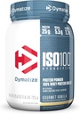 Dymatize ISO100 Gehydrolyseerde proteïnepoeder, wit, Gourmet Vanille, 25,6 Ounce