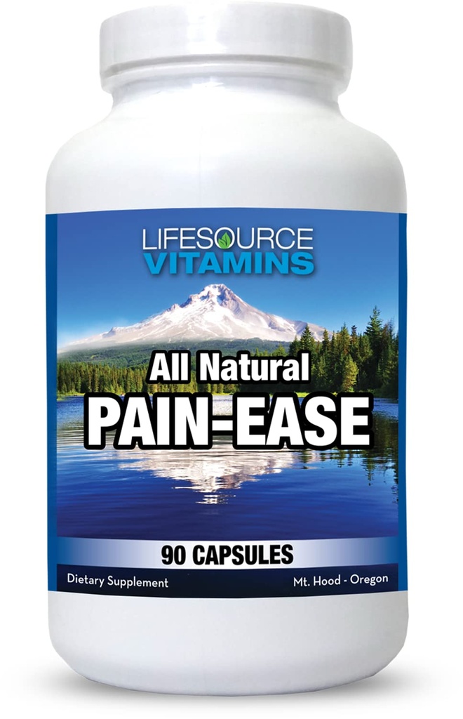 LifeSource Vitaminen Alle natuurlijke pijn Gemakkelijk 20 synergetische kruiden en enzymen die natuurlijk & veilig ondersteuning: Hoofdpijn & Migraines - Knieën 