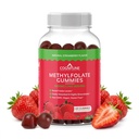 CogniTune Methylfolaat Gummies - Gemakkelijk te nemen Hoge Potentie L-methylfolaat, Folaatsupplement voor hersenen, Hart Gezondheid & Immuniteit, Delicious Aardbei smaak, Non-GMO, Veganist, Glutenvrije