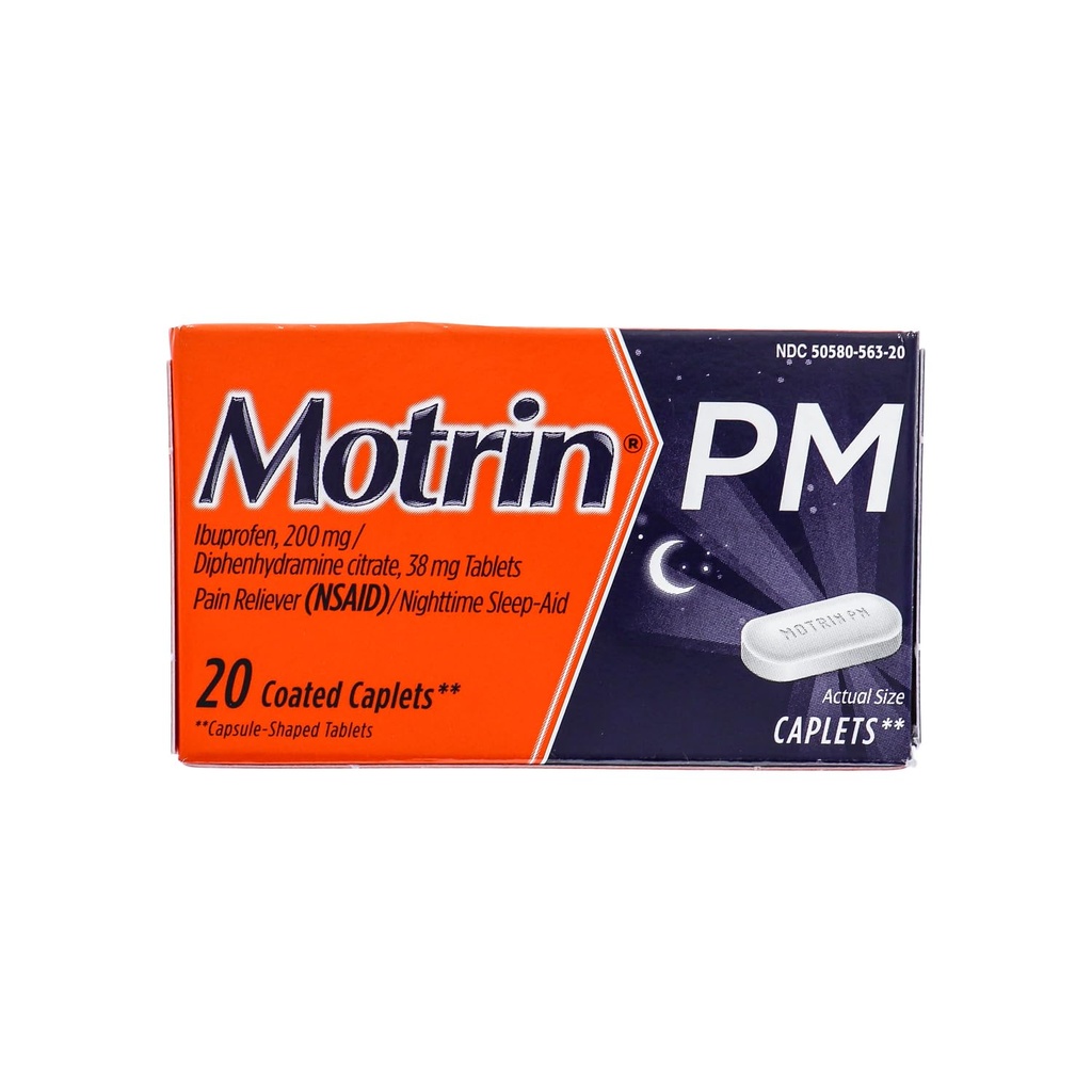 Motrin Ib Pm Caps Pack 2 Maat 20ct