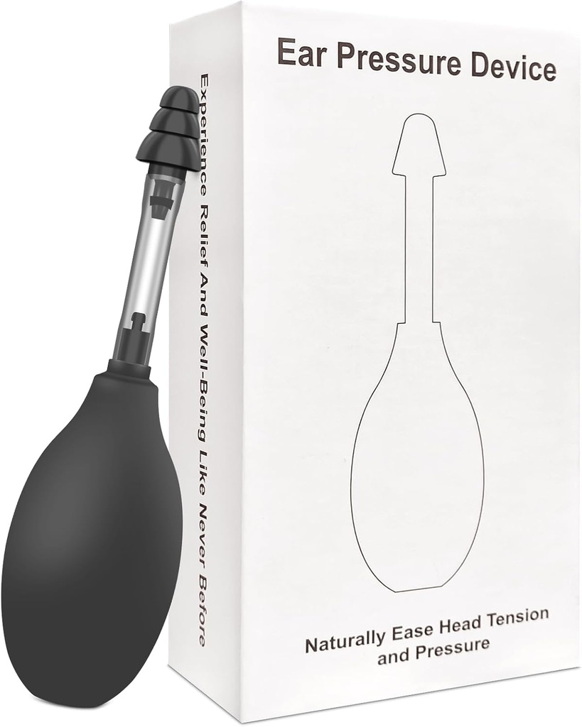 Ear Pressure Relief Device Tool, Migraine en Hoofdpijn Relief Producten, Luchtvliegtuig Oordruk Relief Gadget, Binnenoor drukbalans, Vermindert spanning