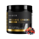Kaged Organic Greens Elite, Superfood and Greens Powder with Apple Cider Vinegar, Adaptogen, Prebiotics, Vitamins & Minerals, Berry, 30 Servings