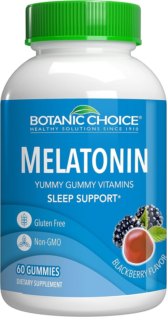 Botanische keuze Melatonine Gummies, 60 Telling - Dagelijks supplement voor slaapondersteuning