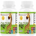 Verem Calcium for Kids with Vitamin D3 (VIT d), Magnesium, Zinc Supplement, Vitamin C, L-lysine Multivitamin for Kids Strong Bones, Immunity, Growth & Development- 120 Tablets (Pack of 4)