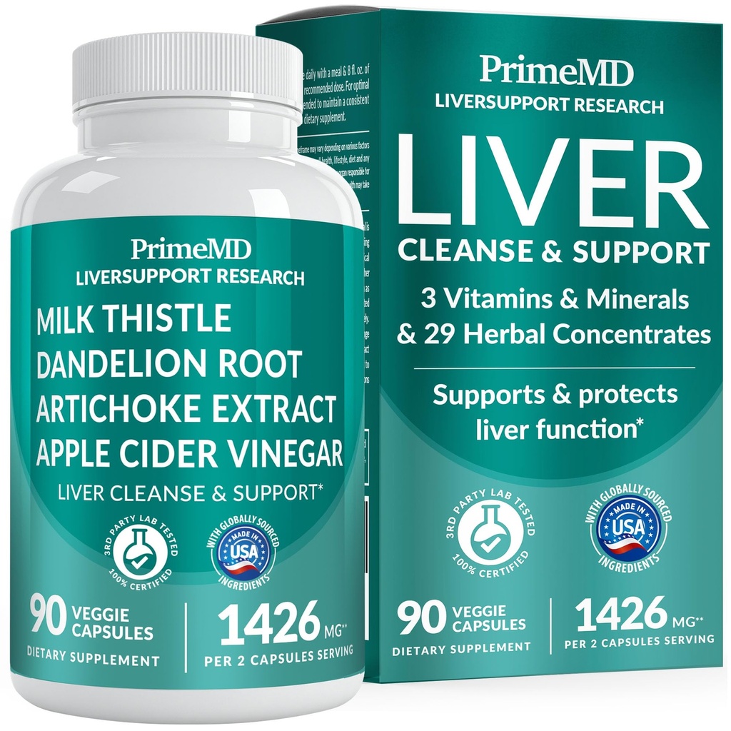 32-in-1 Leverondersteuning met melkdistelsupplement 