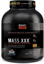 GNC AMP Mass XXX, klinisch bewezen Weight Gainer Protein Powder, verbetert de sterkte, grootte, 780 Calorieën, 50g Proteïne, Micronized Aminozuren, Creatine, Betaine, Cookies & Cream, 13 Servings, 6 SVG