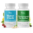 DR VITAMINE OPLOSSINGEN Dure waterpillen en thermogene vetbranderbundel - 120 capsules