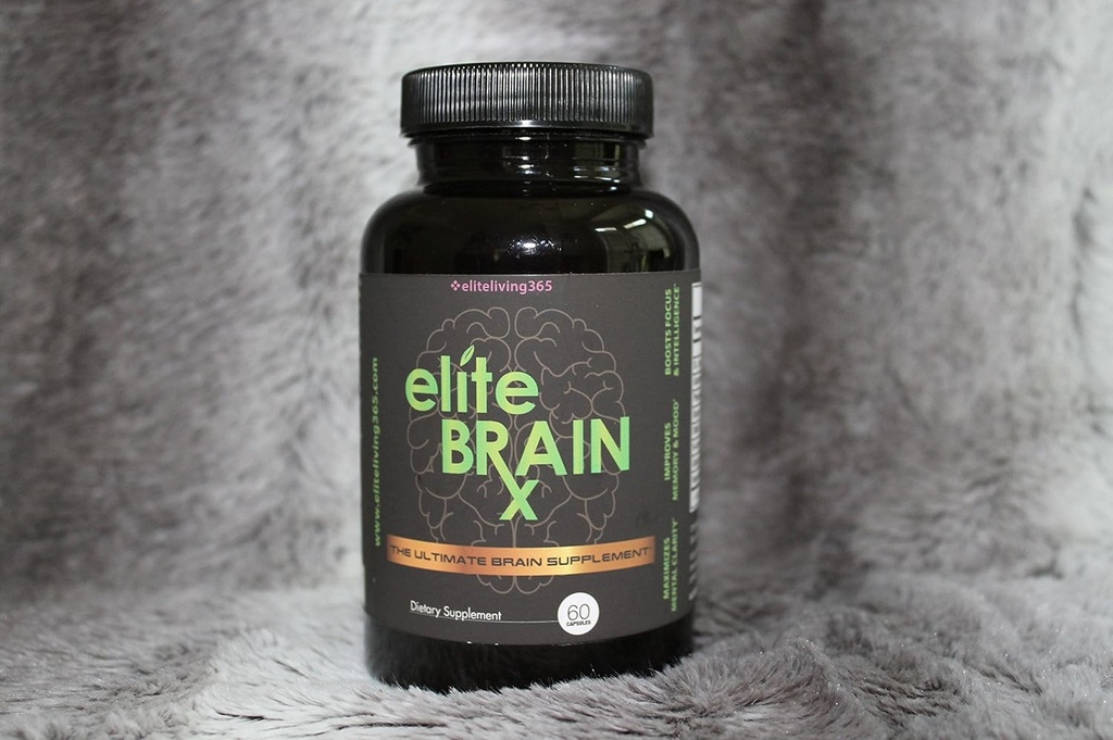 All Natural Brain Supplement Verhoogt de helderheid, verbetert het geheugen & Mood, verhoogt focus &amp; intelligentie - wetenschappelijk samengesteld Nootropic for Cognitive Enhancement - Ginkgo Biloba - Elite BrainRx
