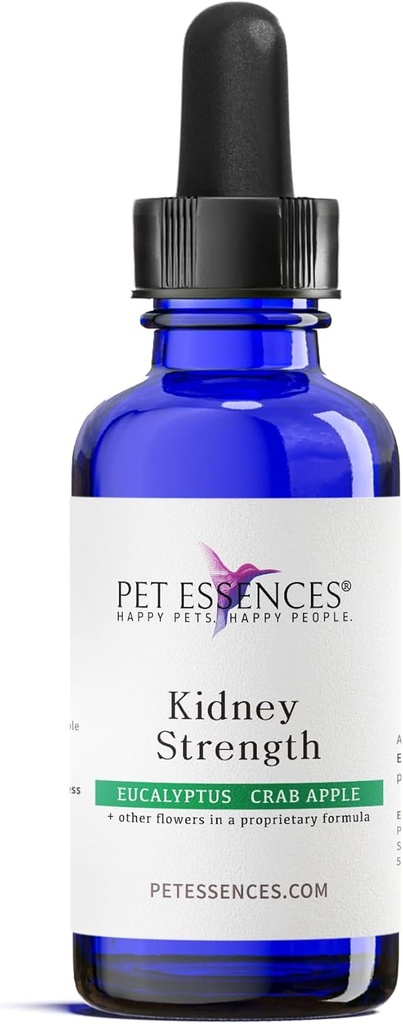 Nierondersteuning voor honden, katten en paarden - 1 oz Bloemessence voor emotionele balans en fysieke wellness - ondersteunt functionaliteit, vermindert angst en verbetert vitaliteit