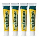 CareAll Triple Antibiotische Zalf 1.0 oz (4 Pack), Eerste Hulp Zalf voor kleine scrapes, sneden en brandwonden om infectie te voorkomen, Vergelijk met de actieve ingrediënten van het leidende merk