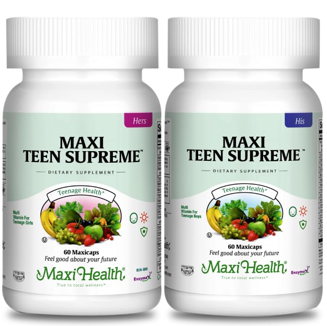 Meisjes & jongens Multivitamine Bundel met D3, ijzer, calcium, biotine, decompenserende enzymen Multi Vitaminen voor Energie, Immuun & Mood Ondersteuning