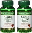 Nature's Bounty Knoflook Extract 1000 mg Softgels voor cardiovasculaire ondersteuning, 100 ea (verpakking van 2)