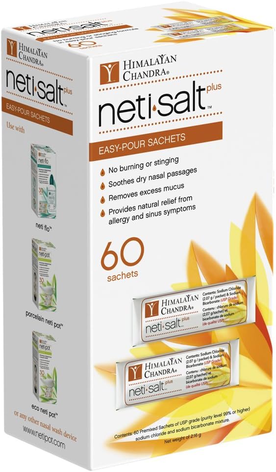Himalaya Chandra Neti Zout Plus Refill Sachet 60ct